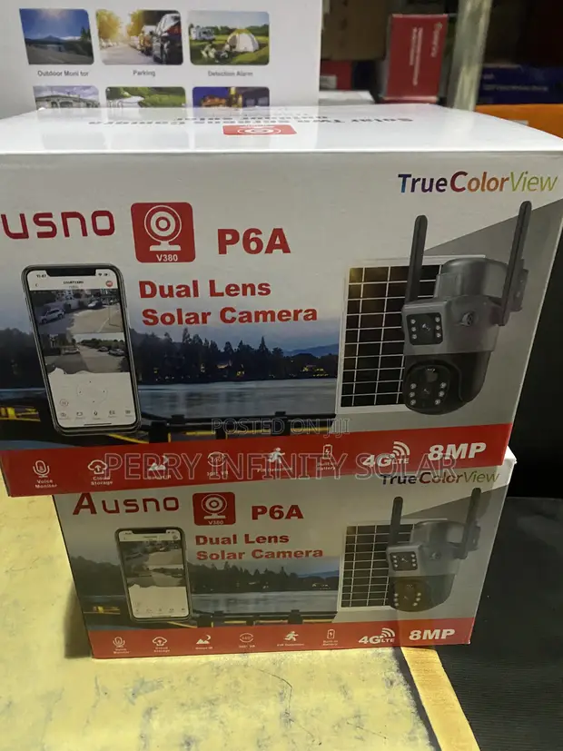 Dual Lens Smart CCTV Camera - Cikakken Tsaro Mai Fadi - 1