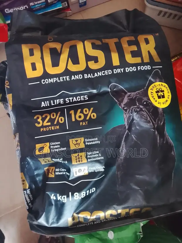 Booster 4kg Dry Dog Food (Small Breed) - 1