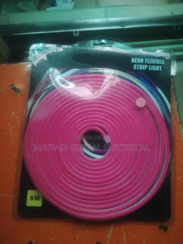 5-Mita Pink Neon Mai Sauyi Haske Layi - 1