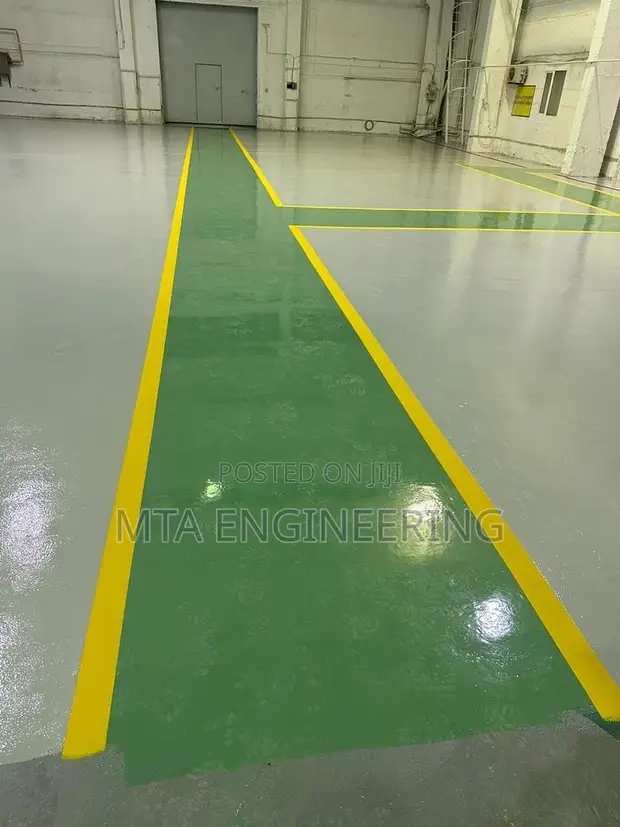 Epoxy Walkway Flooring for Warehouses - 1