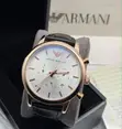Emporio Armani Active Chronograph Leather Strap Watch - 5