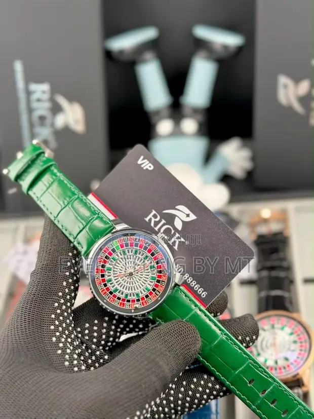 Rick Leather Spinning Wrist Watch - 1