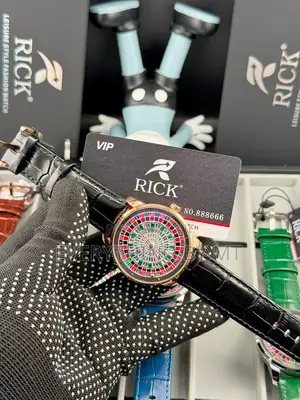 Rick Leather Spinning Wrist Watch