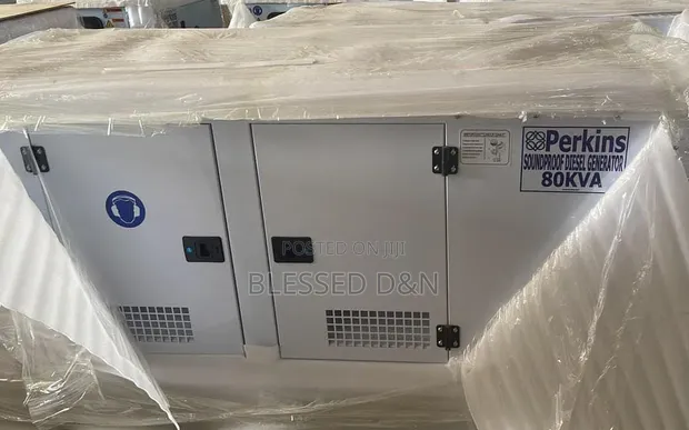 80kVA Perkins Soundproof Diesel Generator - 1