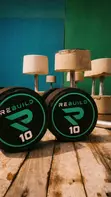 Kayan Dumbbell na REBUILD 10KG guda biyu - 1