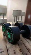 Kayan Dumbbell na REBUILD 10KG guda biyu - 3