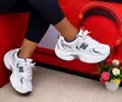 New Balance White Canvas Sneakers - Size 38 - 1