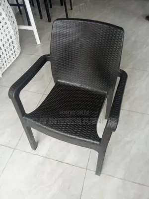 Brand New Black Plastic Garden Chair