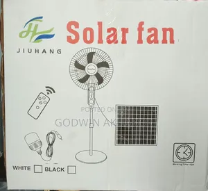 16" Rechargeable Solar Fan Mai Remote Control (OX)