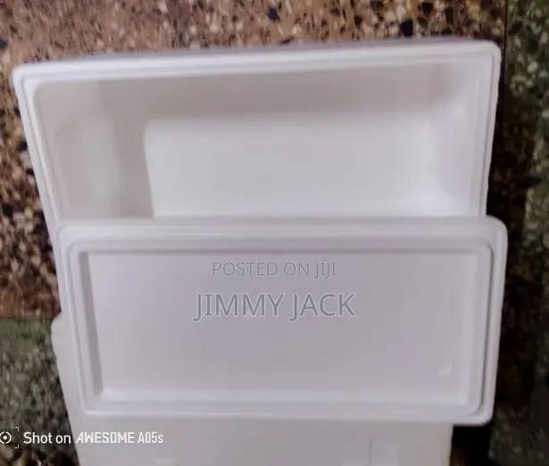30L White Styrofoam Cooler - 1