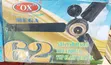 62-Inch Ox Ceiling Fan with Long Blades - 1