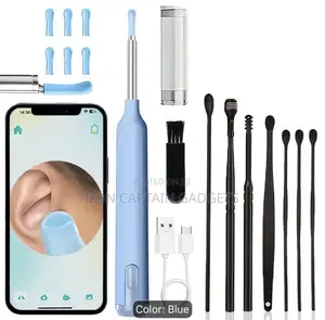 Visual Earwax Removal Kit with Camera & LED Light (7-in-1)