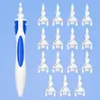 17pcs Silicone Spiral Earwax Removal Tool Set - 5