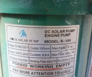 3HP DC Solar Surface Water Pump, 100% Copper Coil