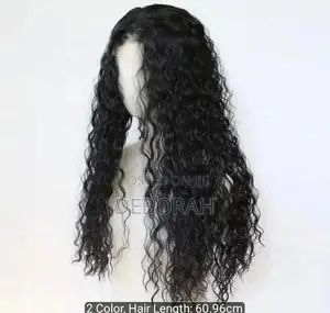 Black Deep Curly Lace Front Human Hair Wig