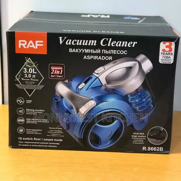 RAF 2-in-1 Bagless Canister Vacuum Cleaner - 1