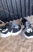 A C Luxury Wears Classic Black Leather Sneakers - 2