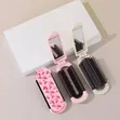 Foldable Hair Brush da Mirror - Portable Travel Comb - 1