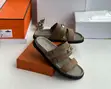 Original Hermes Slippers - Brown Suede - 2