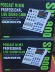 SN800 Professional Live Sound Card don hada podcast - 1
