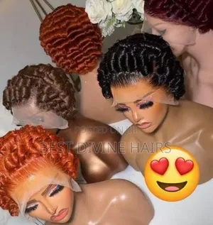 Full Frontal Tiwa Pixie Cut Wig - Human Hair