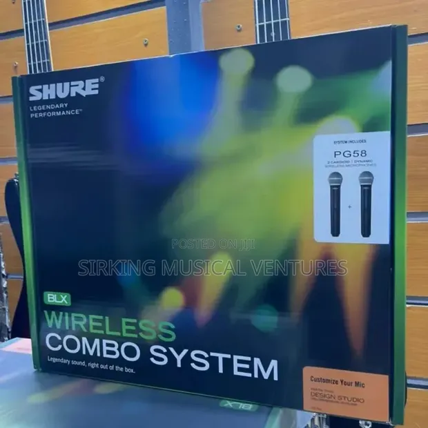 Shure BLX PG58 Wireless Combo Microphone System - 1