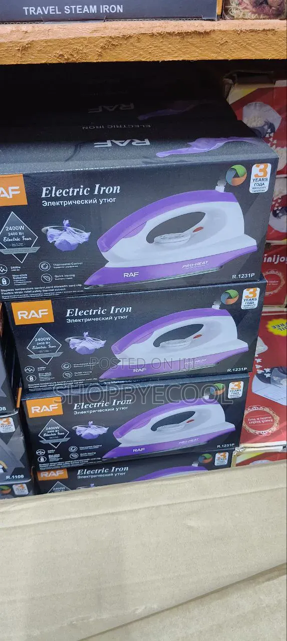 Brand New RAF Electric Pressing Iron 2400W - 1