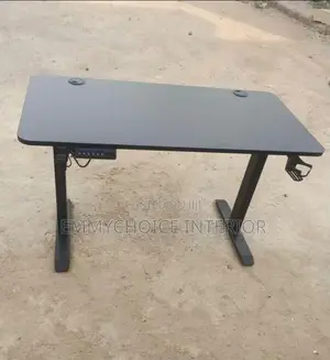 Luxury Modern Black Height-Adjustable Standing Desk