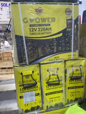 G-Power 220Ah 12V Solar Tubular Battery