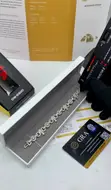 VVS Moissanite G-Shock Luxury Watch & Cross Bracelet Combo - 4