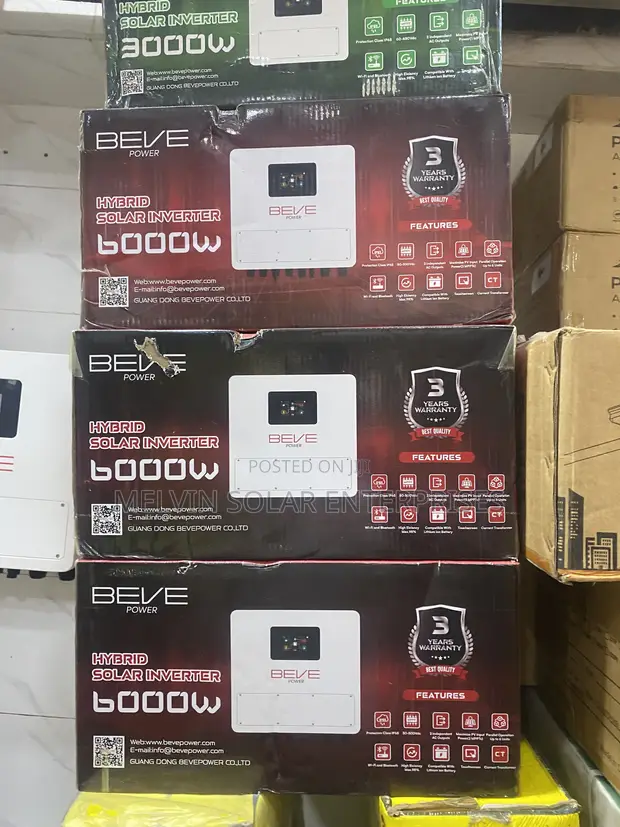 Beve 6kW 48V Hybrid Solar Inverter - 1