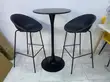 Luxury Modern Dining Set - Black Bistro Bar - 2