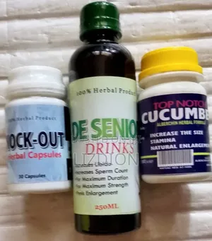 De Senior Men Drink, Nock Out Capsule & Cucumber Cream
