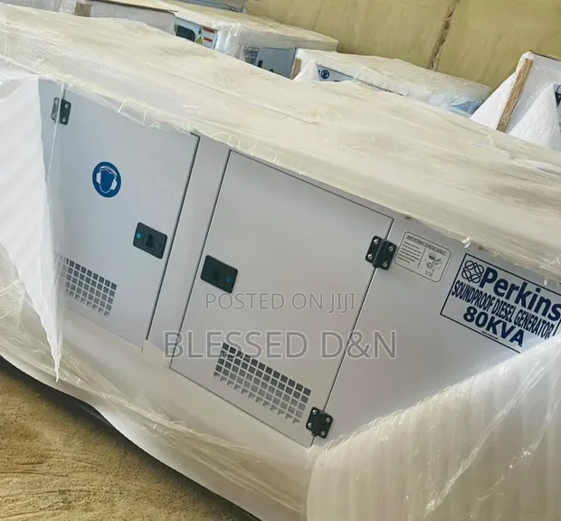 80kVA Perkins Soundproof Diesel Generator - 1