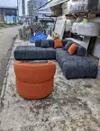 Intermission L-Shaped Sofa tare da Single Seat - 1