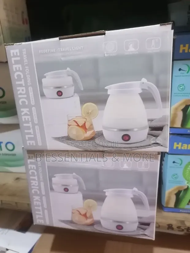 Collapsible Silicone Electric Kettle - 1