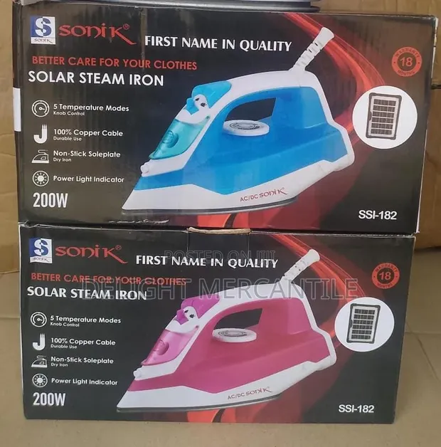 Sonik Solar Inverter Mai Jituwa Steam Iron (200W) - 1