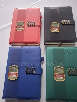 Littafin Diary Mai Girman A5 na 2027 - Launuka Daban-daban