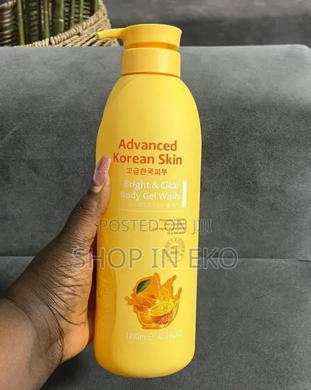 Advanced Korean Skin Bright Clear Body Gel Wash - 1200ml - 1