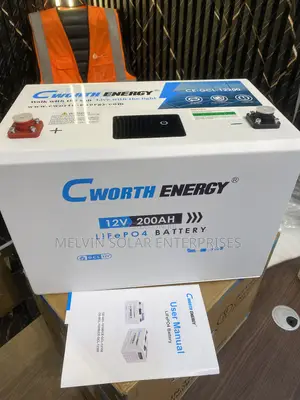 Cworth 200Ah 2.5kWh Solar Lithium Ion Phosphate Baturi