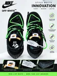 Nike Air Force 1 Off-White - Baki Neon Green | Mazan Girman 11 - 1