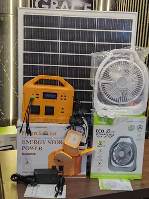 500W Solar Generator Package tare da 100W Panel & 4 Bulbs