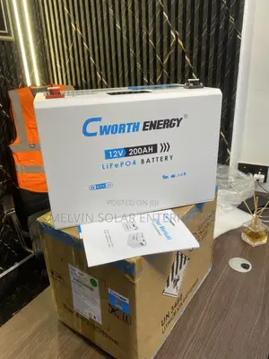 Cworth 200Ah 12V 2.5kWh Solar Lithium Baturi