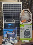 150W Portable Solar Generator with 50W Panel & 2 Bulbs - 2