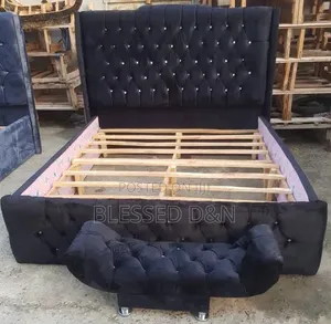 6x6 Quality Standard Upholstery Bed Frame