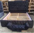 6x6 Quality Standard Upholstery Bed Frame - 2