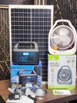 150W Solar Generator Package: 50W Panel, 2 Bulbs, Free Fan - 2
