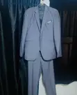 Brand New Italian Wool Suit - Ash - 5