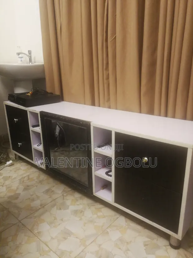 Home Interiors White Wood TV Lift Cabinet - 1