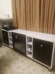 Home Interiors White Wood TV Lift Cabinet - 1
